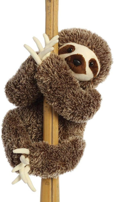 Aurora Destination Nation Sloth 18" Soft Toy Brown and Cream