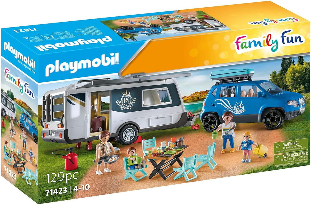 Playmobil 71423 Family Fun Caravan with Car