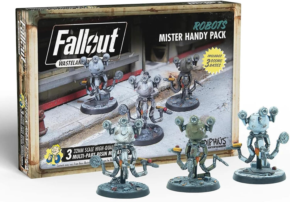Modiphius Entertainment Fallout: Wasteland Warfare  Robots Mister Handy Pack