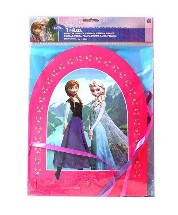 Frozen Junior the Ice Queen Party Set piñata - Kid's Birthday Decor with Anna, Elsa, Olaf