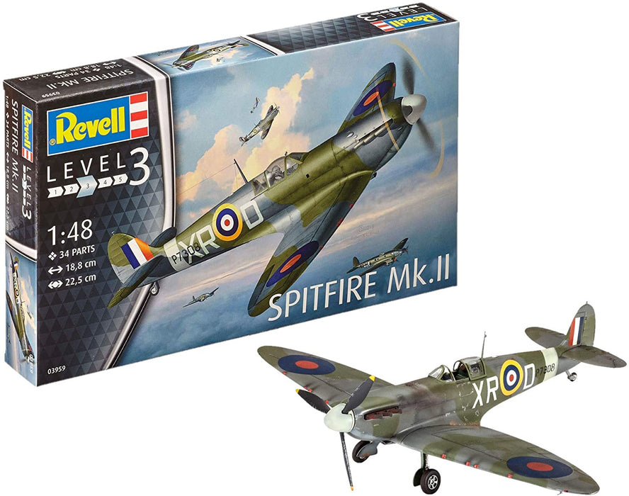 Revell Spitfire Mk.II Model Kit - 1:48 Scale