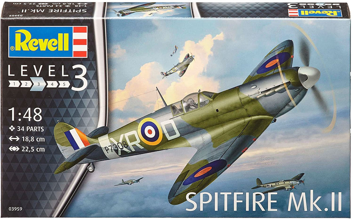 Revell Spitfire Mk.II Model Kit - 1:48 Scale